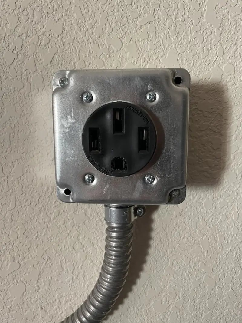 NEMA 14-50 outlet installed for Smart Home Electrical in Mount Vernon